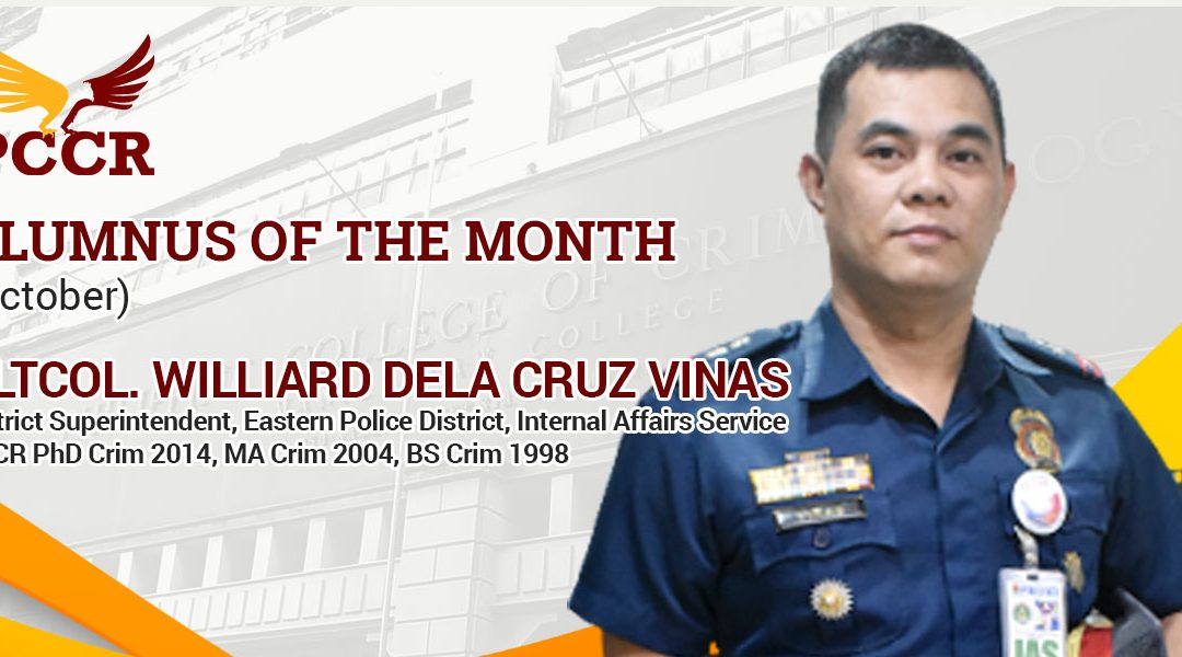 Alumnus of the Month – October 2022: PLtCol Williard D. Vinas